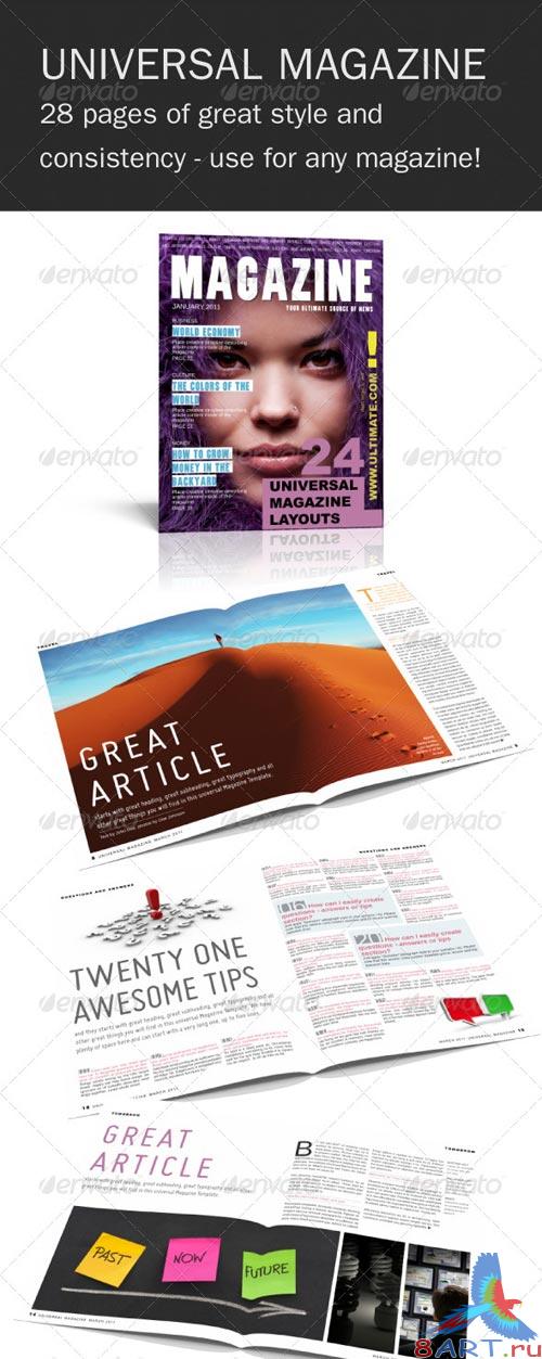 GraphicRiver Universal InDesign Magazine Template