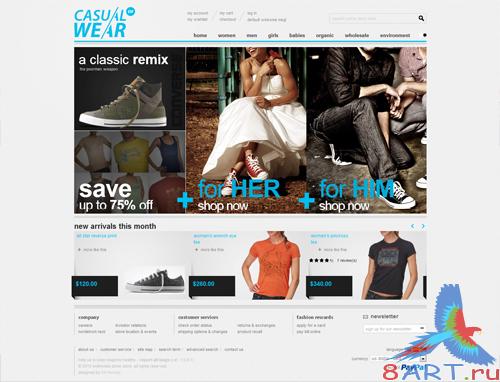 Casual Clothing - EMTheme Premium Magento Theme Casual Clothing - EMTheme Premium Magento Theme