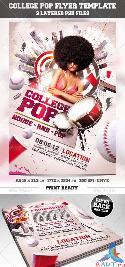 GraphicRiver College Pop Flyer Template