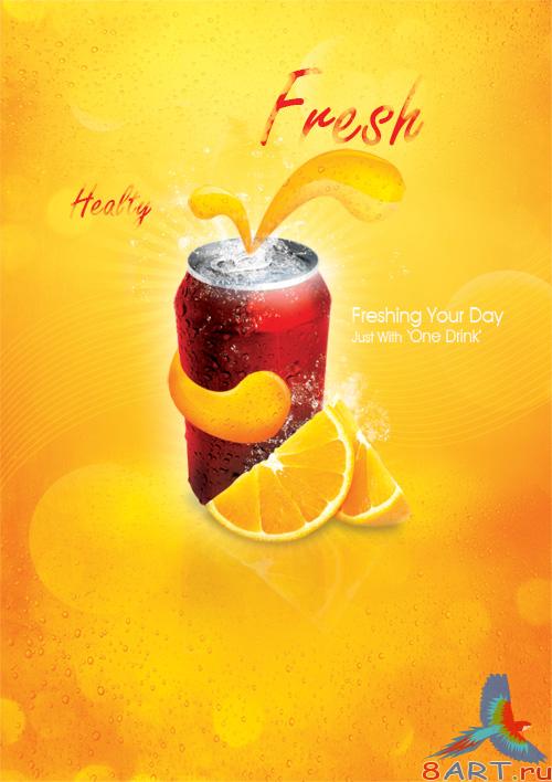 Fresh Juice - PSD Source