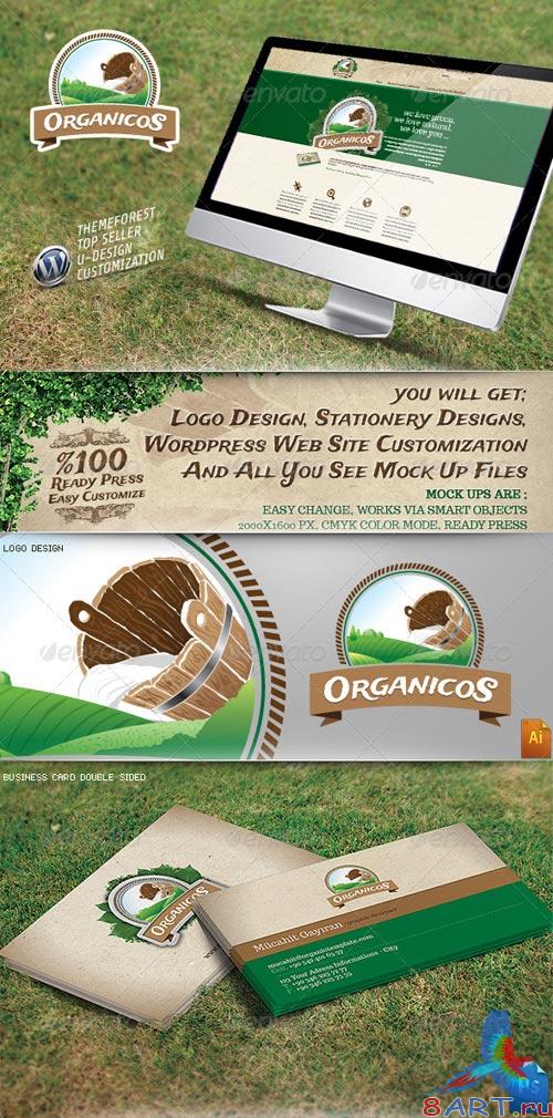 GraphicRiver Organic Natural Corporate Identity v9