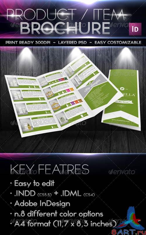 GraphicRiver Products/Items - Marketing Retro Trifold Brochure
