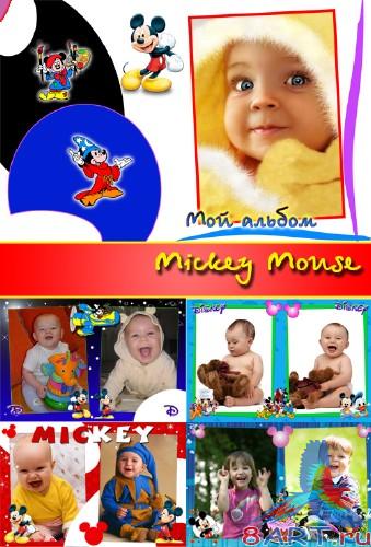 ���������� ����� "Mickey" (6 PNG + 6 PSD)