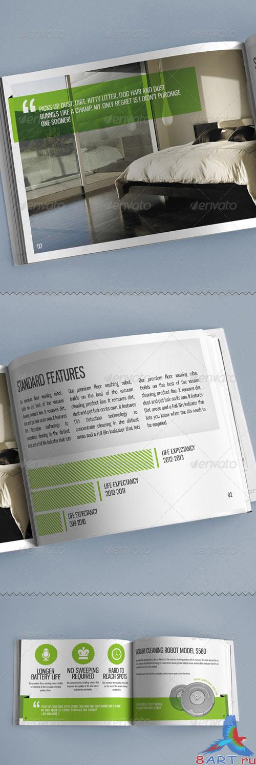 GraphicRiver A4 Wide Magazine Print Ready