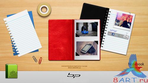 Android: NoteBook App. Concept