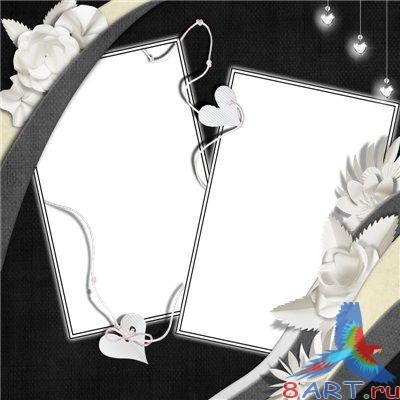 Рамочка в пользу кого фото "Lovin Whiteness" Рамочка в пользу кого фото "Lovin Whiteness"