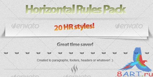 GraphicRiver 20 Horizontal Rule (HR) styles! GraphicRiver 20 Horizontal Rule (HR) styles!