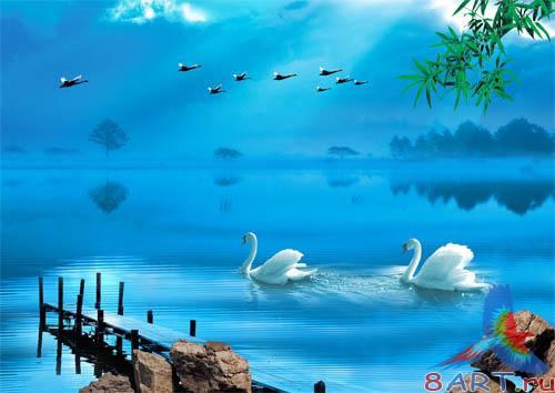PSD - Blue Swan Lake PSD - Blue Swan Lake
