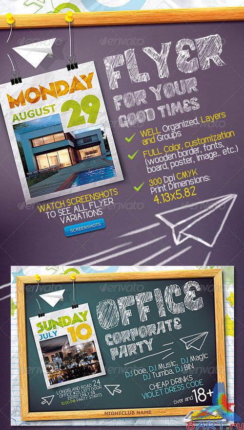 GraphicRiver Blackboard Flyer