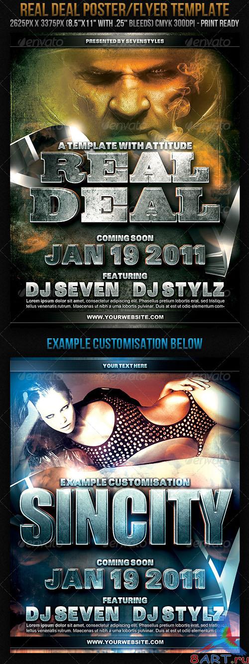 RealDeal Poster/Flyer Template - GraphicRiver