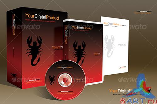 Softbox - digital product packagin mockup - GraphicRiver