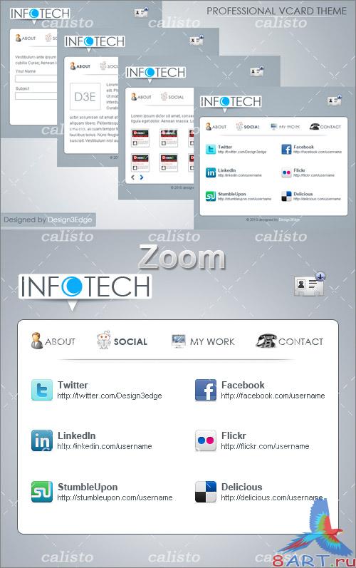 Professional vCARD Theme