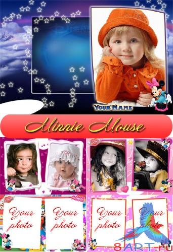 ���������� ����� "Minnie Mouse" (6 PSD + 6 PNG)