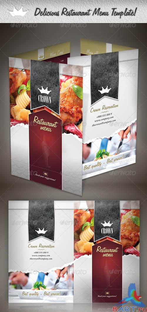 GraphicRiver Delicious Restaurant Menu Template
