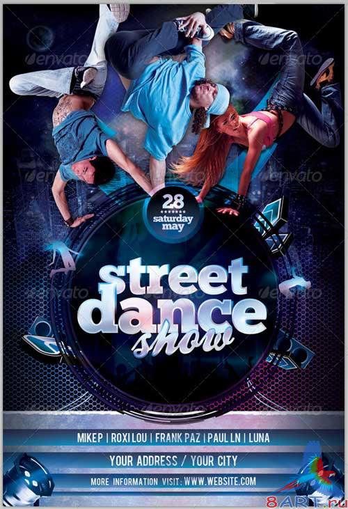 GraphicRiver Street Dance Show Flyer Template