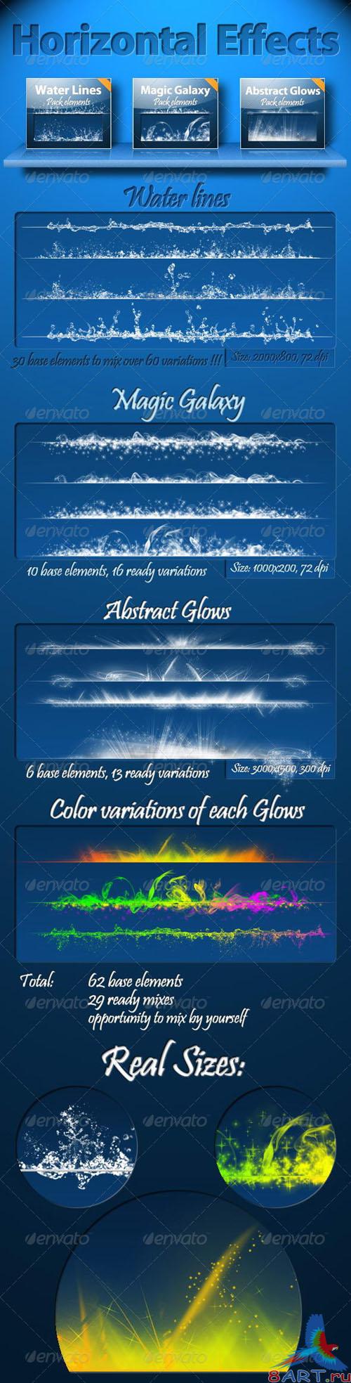 GraphicRiver - Horizontal Effects Pack 150138 GraphicRiver - Horizontal Effects Pack 150138