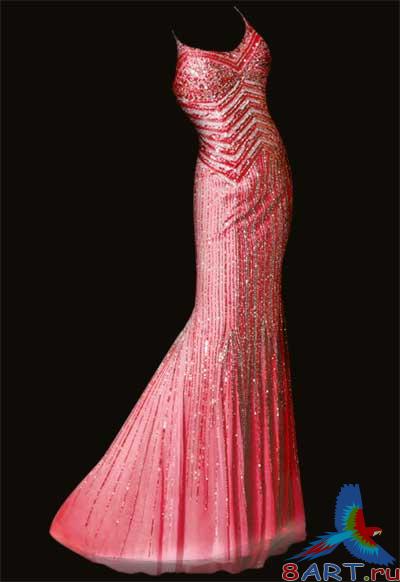 PSD �������� � Dress Red Sequin
