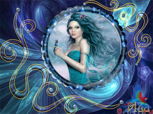 ����� "Blue abstract"