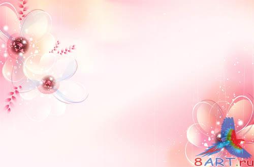 PSD - Fantasy Flowers Template