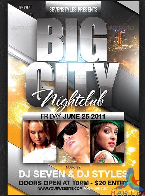 GraphicRiver Big City Flyer Template GraphicRiver Big City Flyer Template