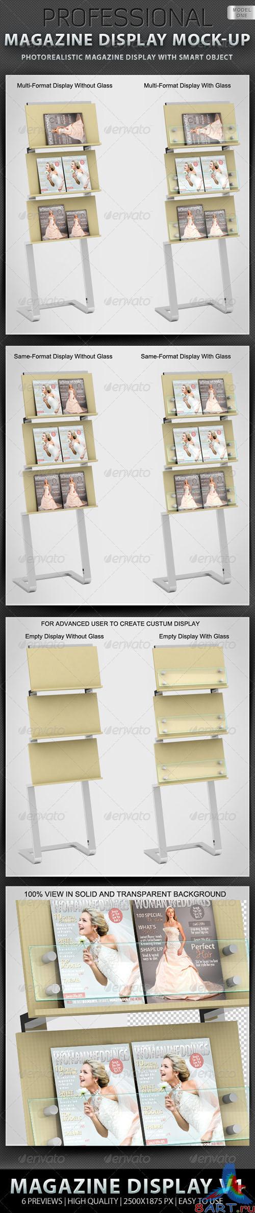 GraphicRiver - Professional Magazine Display Mock-up V1 - 1398733