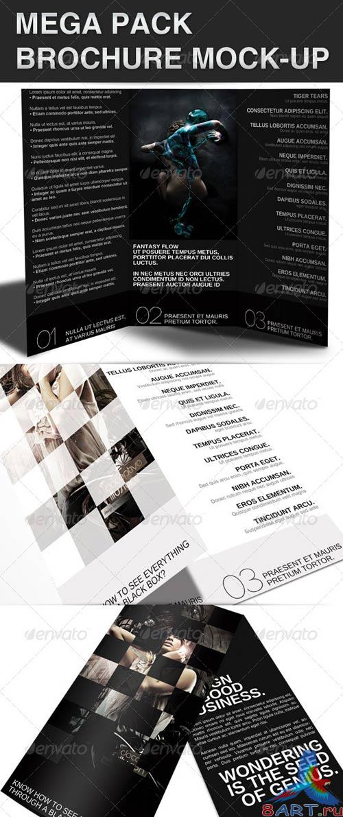 GraphicRiver Mega pack Brochure - Mock-Up GraphicRiver Mega pack Brochure - Mock-Up