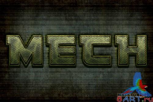 Mech-Inspired Text Effect in Photoshop Mech-Inspired Text Effect in Photoshop