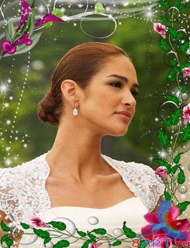 Рамочки с целью оформления фото от цветочными уголками Рамочки с целью оформления фото от цветочными уголками