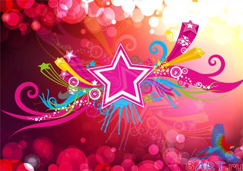 PSD - Abstract Star Template
