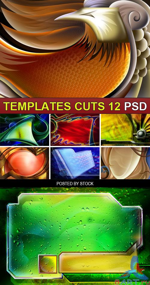 PSD Source - Templates cuts 12