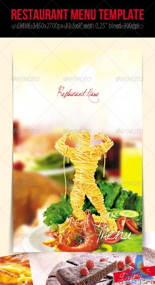 GraphicRiver Restaurant Menu Template GraphicRiver Restaurant Menu Template