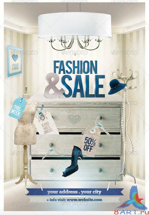 GraphicRiver Fashion & Sale Flyer Template GraphicRiver Fashion & Sale Flyer Template