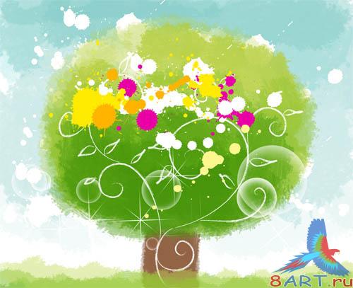 PSD - Fantasy Style Tree