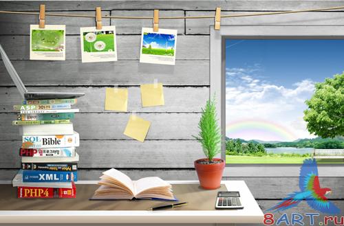 Sources - Books on the table