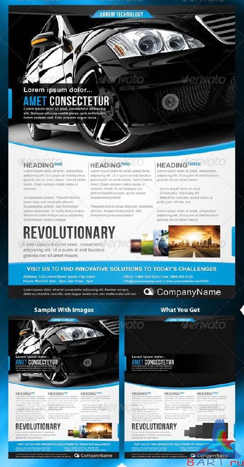 GraphicRiver Corporate Technology Flyer Template