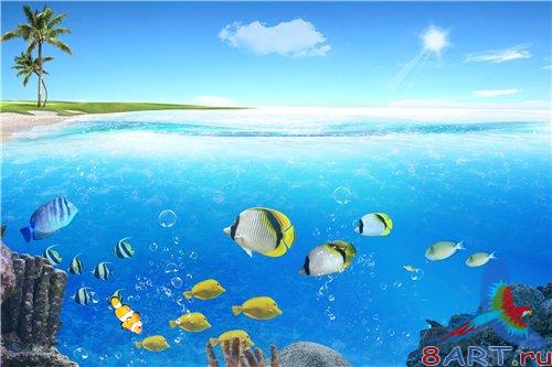 PSD - Beautiful Ocean