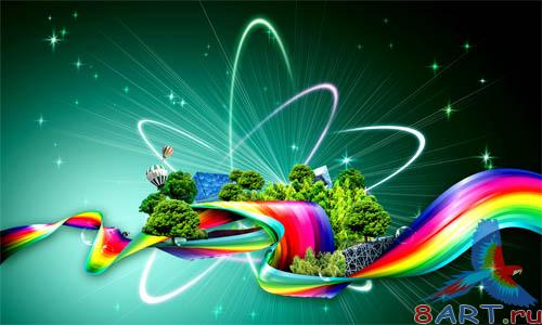 PSD - Vivid Space Template