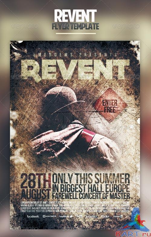 GraphicRiver Revent Flyer Template GraphicRiver Revent Flyer Template