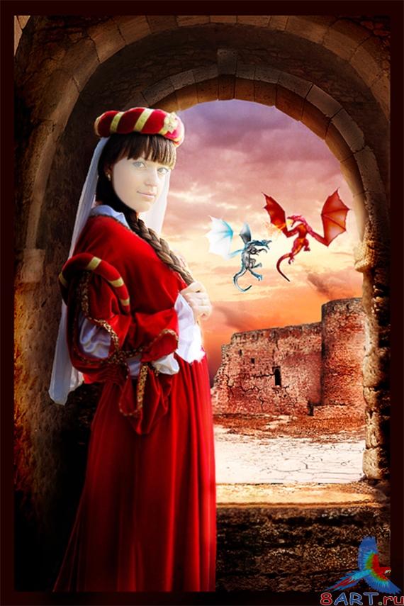 Окно на сказку - обычай с целью фотомонтажа Окно на сказку - обычай с целью фотомонтажа