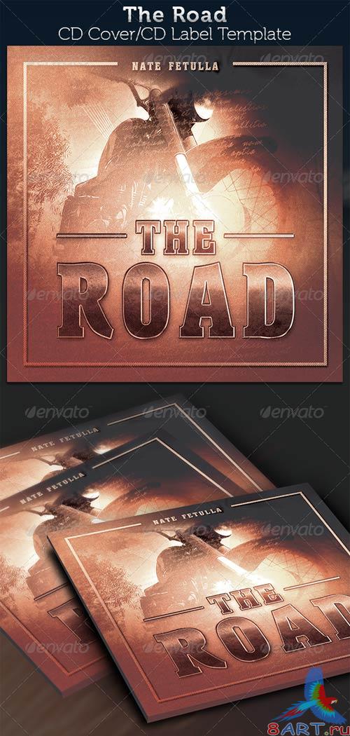 GraphicRiver The Road: CD Cover Artwork Template GraphicRiver The Road: CD Cover Artwork Template