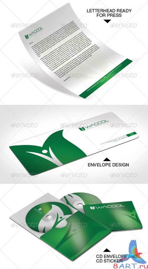 GraphicRiver Complete Corporate Identity-2-Waccol Green