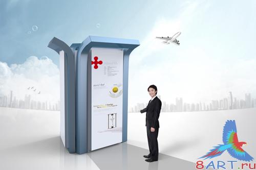 Sources - Stand with posters