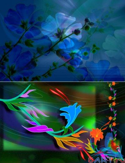 PSD Floral fantasies #16