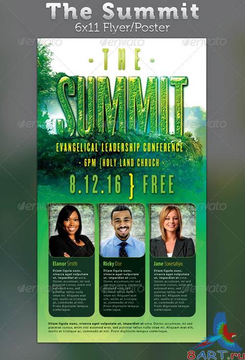 GraphicRiver The Summit Evangelical Leadership Conference Flyer