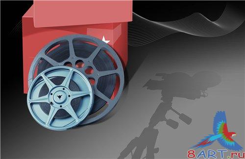 PSD - Gray Cinema Theme