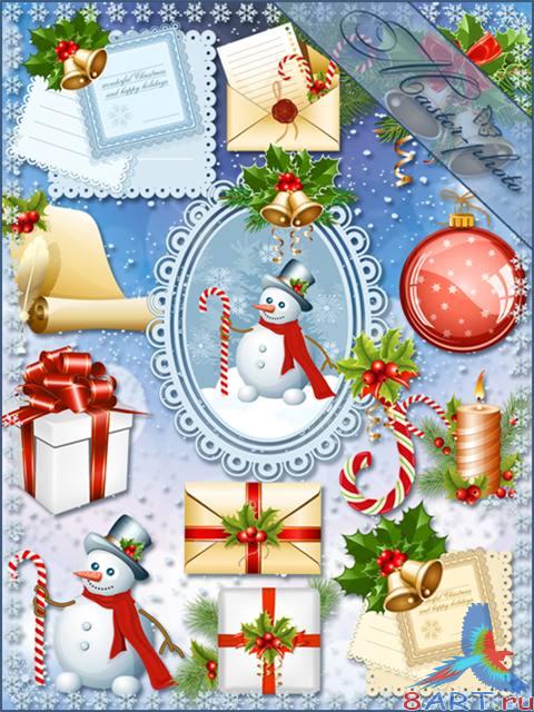Новогодний Psd исходник ради оформления работ в течение фотошопе Новогодний Psd исходник к оформления работ в течение фотошопе