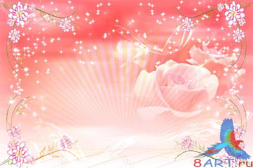 PSD - Light Floral Style Template