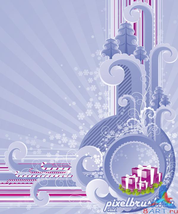 Christmas Fantasy Frame -     