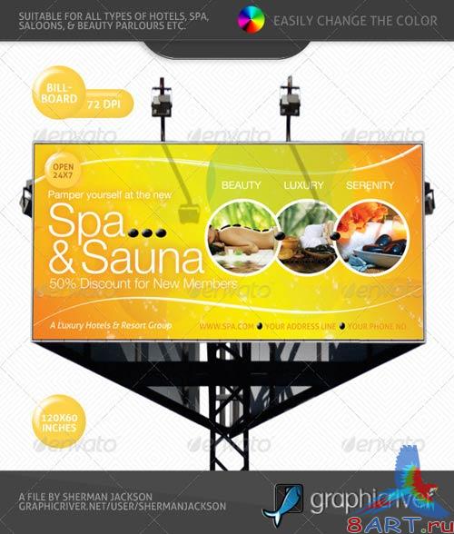 GraphicRiver Spa & Sauna Multipurpose Banner & Billboard PSD GraphicRiver Spa & Sauna Multipurpose Banner & Billboard PSD