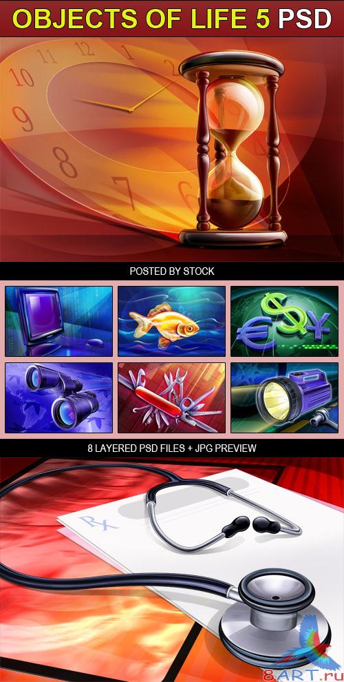PSD Source - Objects of life 5